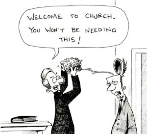 Comic-Brain-at-church