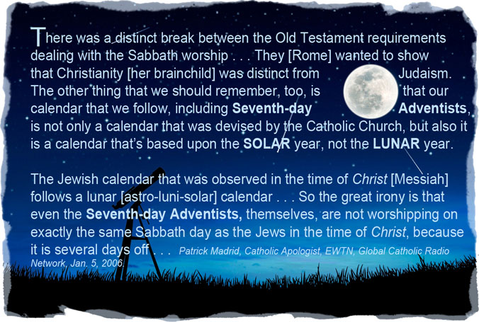 lunar sabbath's stunning historical evidence