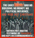 early believers not Christians