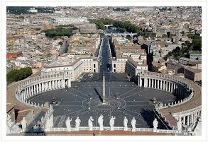 Vatican solar wheel